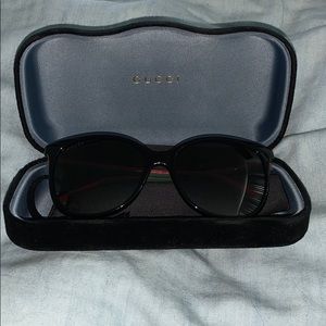 Gucci 56 mm Oversized Sunglasses